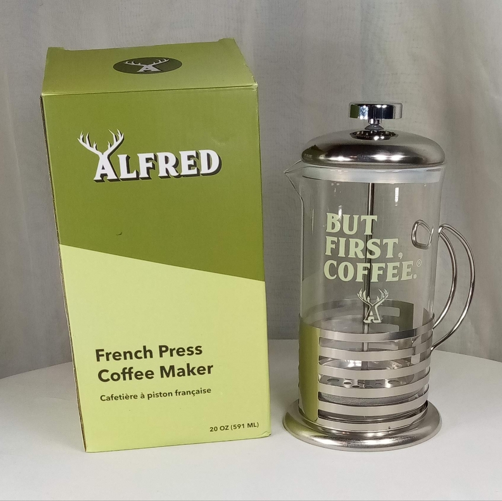 Alfred Bur First Coffee French Press Coffee Maker 20oz - Picture 6 of 11